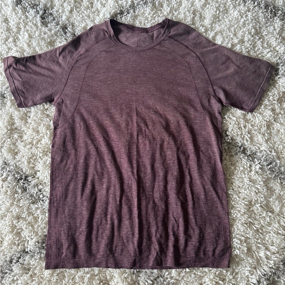 Lululemon Metal Vent Tech Short Sleeve Black Cherry / Black Cherry